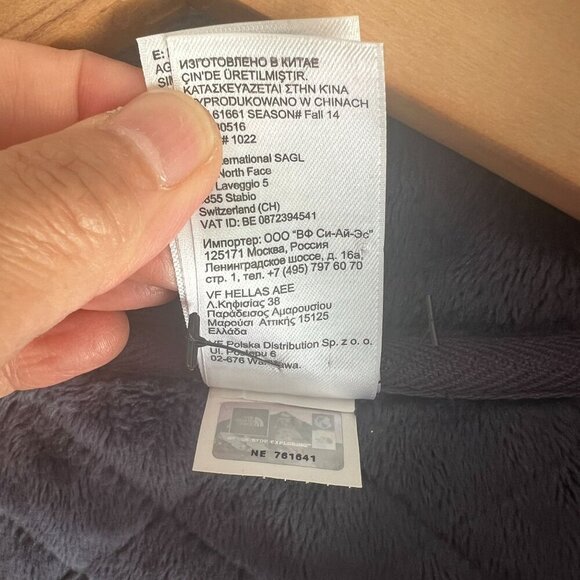 The North Face Caroluna Women's Quilted Tunic Length Jacket XTRA-SMALL Eggplant - Picture 9 of 14